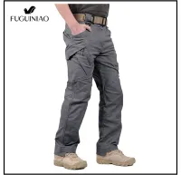 [Fuguiniao IX9 Tactical Pants Mens Outdoor Work Military Tactical Lightweight Trousers Cargo Pants Men