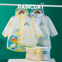 Childrens Raincoat Boy 2-7 Years Old Full Body Kindergarten Girl Waterproof KidsTransparent Poncho Rain Jacket Impermeables