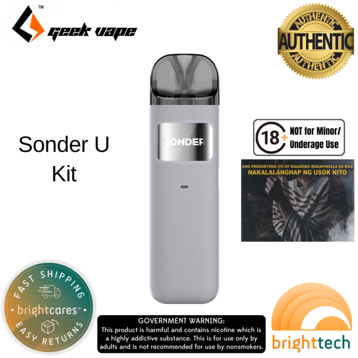 Geekvape Sonder U Kit - Legit Vape Set (Ecig Vape Juice Vaporizer ...