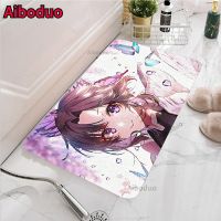 Cute Girl Pattern Bathroom Floor Mats 40x60/50x80CM Bathroom Set Floor Mats Bathroom Door Slip-proof  Waterproof Bathroom Rug