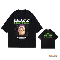 【ใหม่】แฟชั่นคลาสสิกT-shirt  เสื้อยืด ขนาดใหญ่ พิมพ์ลายการ์ตูน Ninetyfive Collection Buzz Lightyear Toy StoryS-5XL