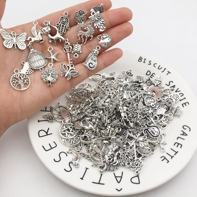 30Pcs Mixed Vintage Metal Animal Birds Charms Beads DIY Bracelet Pendant Neacklace Accessories For Jewelry Making Findings