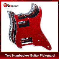 Multicolor 3 ชั้น 11 หลุม HH สองกีตาร์ Humbucker Pickguard Anti-Scratch แผ่นสำหรับกีตาร์ไฟฟ้า ST FD-wangjun1