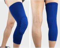 1PC บาสเกตบอลเข่า Pads Protector แขนโฟม Honeycomb Kneepad ฟิตเนสวอลเลย์บอลการสนับสนุน9