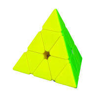 QiYi ลูกบาศก์ความเร็วพีระมิดแม่เหล็ก3X3X3 QiYi XMD สามเหลี่ยมไม่มีสติกเกอร์ของเล่นเพื่อการศึกษาลูกรูบิคความเร็ว