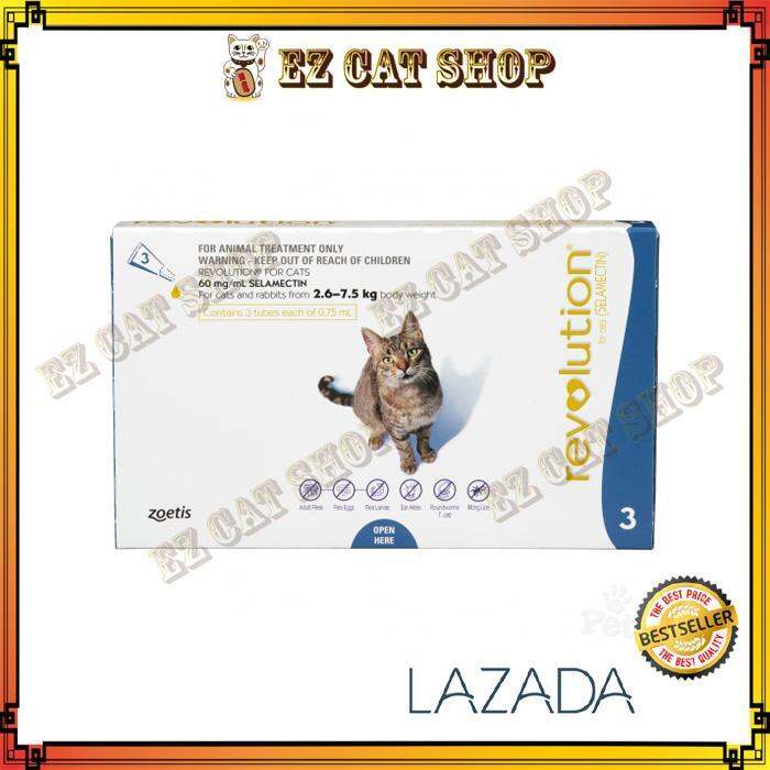 Revolution Cat 5in1 Parasite Protection Flea, Ear Mites, Roundworms