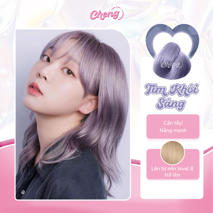 Bạn muốn có một mái tóc tím sáng đẹp như những ngôi sao Hàn Quốc? Hãy xem hình ảnh lấy cảm hứng cho phong cách mới tại đây!