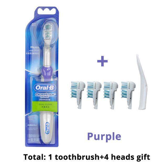 Original Oral B Electric Toothbrush Dual Clean Deep Clean Teeth Brush AA Battery Non