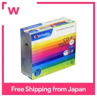 Verbatim Japan CD-R บันทึกเดี่ยว700MB 10 CDs สีขาว SR80SP10V1 48x ที่พิมพ์ได้