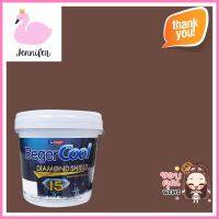 สีน้ำทาภายนอก BEGER COOL DIAMONDSHIELD 15 สี EASTEN BROWNSTONE #186-6 กึ่งเงา 9 ลิตรWATER-BASED EXTERIOR PAINT BEGER COOL DIAMONDSHIELD 15 EASTEN BROWNSTONE #186-6 SEMI-GLOSS 9L **ลดราคาจัดหนัก **