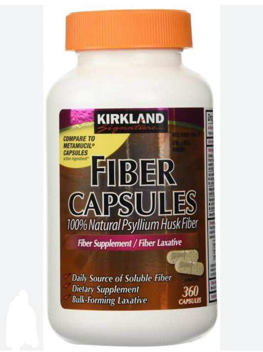 Kirkland psyllium fiber capsules 360 capsules lazada ph