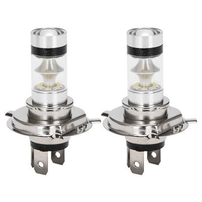 2 Pcs H4 9003 HB2 LED Motorcycle Headlight Bulbs HID Hi&amp;Low Beam 6500K White Power