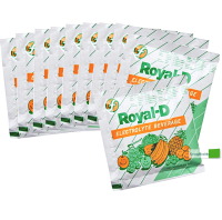 ROYAL-D Electrolyte Beverage Powder รอแยล-ดี เครื่องดื่มเกลือแร่รสผลไม้รวม 25 กรัม