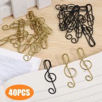 40PCS Creative Paper Clip Note Note Shape Metal Paper Clip Student Book Paper Fixed Stationery Office School Binding Supplies