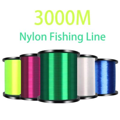 【CC】 3000M Fishing Super Monofilament Fluorocarbon Coated Material Saltwater Carp
