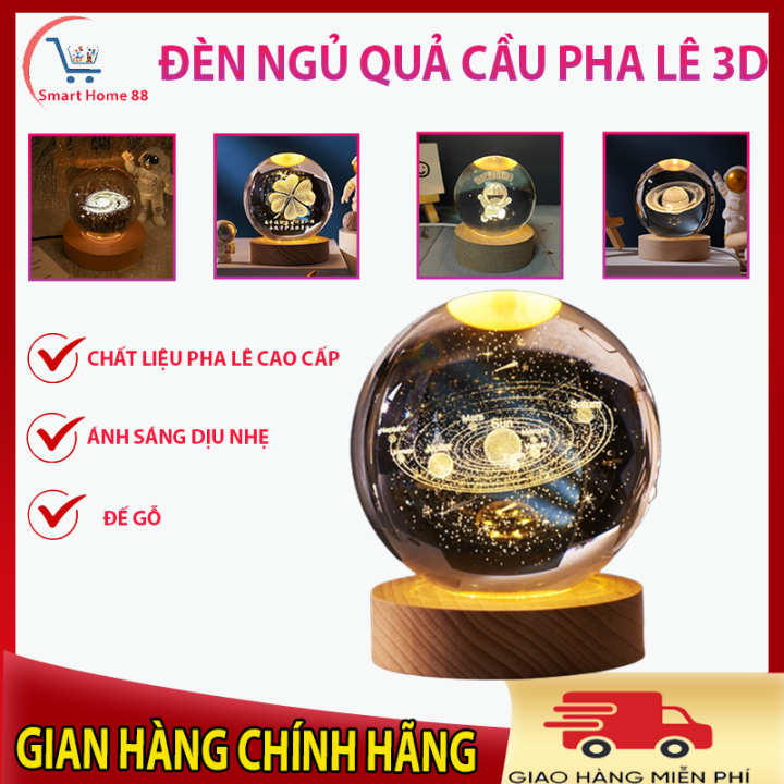 Mua Quả Cầu Pha Lê 3d Tuyết Phát Sáng đèn Trang Trí Phòng Ngủ Quà Sinh  Nhật Lưu Niệm Decor để Bàn Làm Việc  Yeep