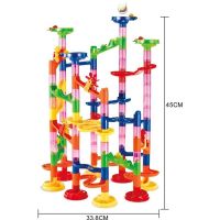 [SG Stock] LOWEST PRICE! 105pcs marble run building blocks educational toys for kids