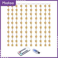 Miatoo ไฟประดับ LED ไฟสตริงดาวสีขาวอบอุ่นกันน้ำ