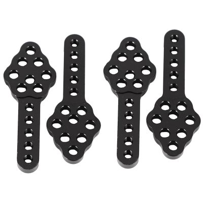 4Pcs CNC Metal Shock Absorber Mount Adjust Height Angle Stand for RC Crawler Car Axial SCX10 90046 D90 D110