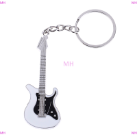 ?【Lowest price】MH Creative Metal กีตาร์ไฟฟ้ามินิพวงกุญแจพวงกุญแจพวงกุญแจของขวัญ