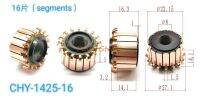 PLJLJ-2pcs 8*22.15*16.3mm 16p Teeth Copper Hook Type Electrical Motor Commutator Chy-1425-16