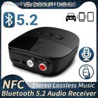 Bluetooth 5.2 Audio Receiver RCA 3.5mm AUX USB Stereo NFC Wireless Adapter U-Disk/TF Card With Mic For Car Kit Speaker Amplifier