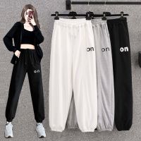 ✻ Jazz dance pants womens group practice clothes hiphop sweatpants womens street dance loose leg bound jazz American high street