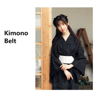Unisex Japanese Kimono Traditional Cardigan Belt Yukata Women Men Samurai Cosplay Costume Robe Femme Harijuku Clothes St