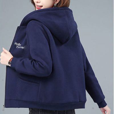 Plush Thickened Short Coat Hooded Sweater Women S Ins Fashion Coat Korean Version Loose Westernized Coat