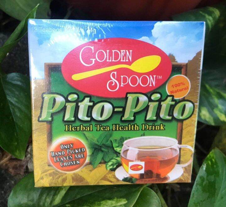 Pito pito herbal tea teabags 24g 12 teabags Golden spoon Lazada PH