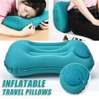 Ultralight Hand Press Inflatable Pillow Travel Camping Neck Cushion Portable Office Aircraft Car Lumbar Air Nap Square Headrest Travel pillows