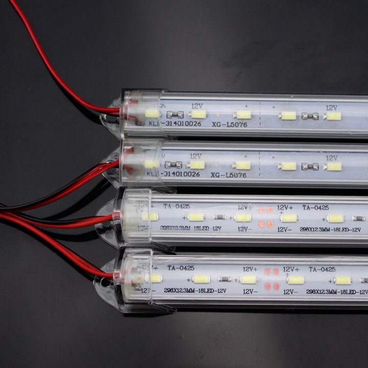 worth-buy-2ชิ้นไฟหลอด-led-dc12v-smd-5730-10w-แถบไฟ-led-แข็ง500มม-เส้นไฟ-led-สีขาวเย็นฝาครอบหลอดไฟฟลูออเรสเซนต์บาร์โคมไฟผนัง