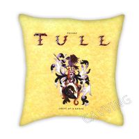 [Dudu home furnishing] Jethro Tull 3D โพลีเอสเตอร์ปลอกหมอนตกแต่งโยนปลอกหมอนสแควร์ซิปแฟนๆของขวัญการตกแต่งบ้าน H02