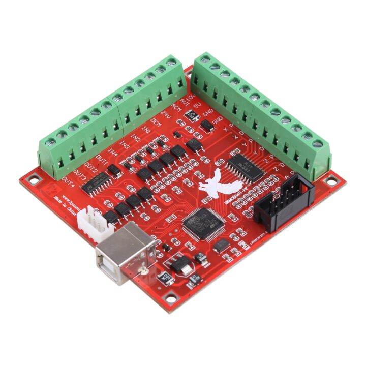 4แกน-mach3-stepper-มอเตอร์-motion-controller-การ์ด-breakout-board-อินเทอร์เฟซ-usb-cnc-controller-board-สำหรับ-stepper-motor