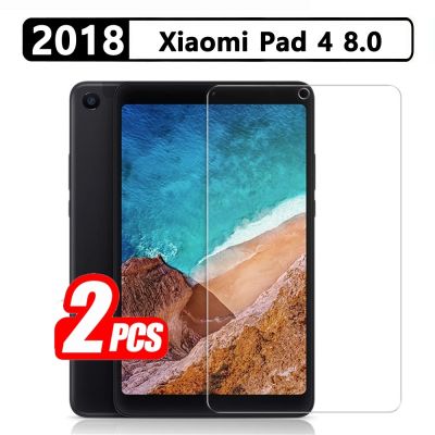 (2 Packs) Tempered Glass For Xiaomi Mi Pad 4 8.0 MiPad4 2018 Anti Scratch Protective Screen Protector Tablet Film