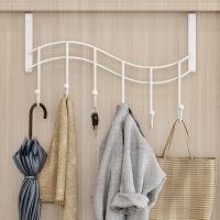 【YF】 Door hook hanger clothes artifact free punching wall rack bedroom door hanging storage coat