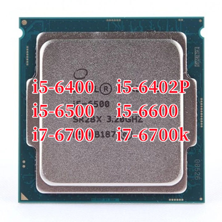 i5-i5-6400หลัก6400-i5-6402p-i5-6500-i5-6600-i7-i7-6700k-quad-core-quad-thread-เครื่องประมวลผลซีพียู-lga-1151