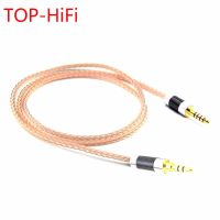 Top-Hifi สายเคเบิ้ล Diy 4.4 มม. ชาย &amp;gt; 3.5 มม. ชายสายสัญญาณเสียง Aux อัพเกรดสําหรับ Wm1A / 1Z Pha-1A/2A Z1R