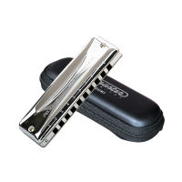 Suzuki MR-350 Promaster Deluxe 10-Hole Diatonic Harmonica Blues Harp Professional Harmonica, Key of C [Free shipping]