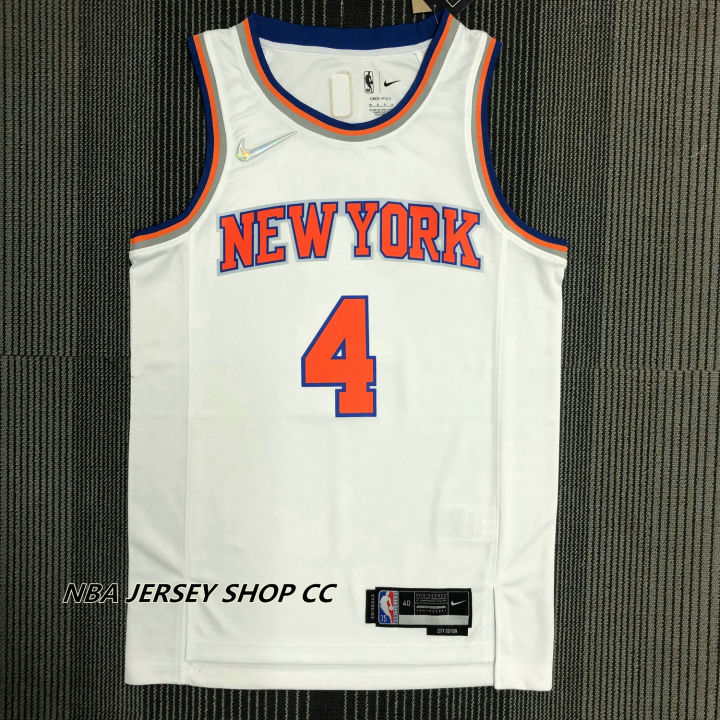 New York Knicks Derrick Rose Black 75th Anniversary City Jersey