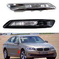 1คู่ซ้ายขวา Fender ติดตั้งด้านข้าง Marker มุม Leaf Plate Light สำหรับ BMW 5 Series F10 F11 F18 2011 2012 2013