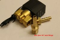 Free Shipping 1/8 Electric Solenoid Valve Air Gas Diesel B20N 220VAC w BARB Fittings 1/8 Thread