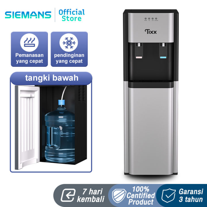 Water Dispenser Galon Bawah 2 In 1 Hot And Cold Dispenser Air Panas Dan ...