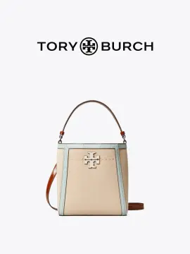 Tory Burch Mcgraw Canvas Bucket Bag, Women's Fashion, Bags