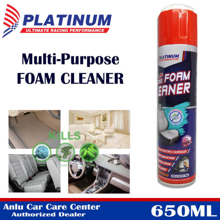Platinum MultiPurpose Foam Cleaner 650ML Antibacterial Formula Kills