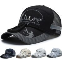 【cw】New Fishing for iLure Mesh Cap with Drawstring Adjustable Sports Sun Visor Hat Uni Fishing Sport Baseball Multifunction Caps