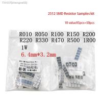 ✼♤☍ 50PCS 1 2512 SMD Resistor Samples kit 10 valueX5pcs 50pcs 1R00 R500 R470 R330 R220 R200 R150 R100 R050 R010