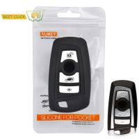 ซิลิโคนกรณีกุญแจรถสำหรับ BMW 1 2 3 5 7ชุด F10 F20 F30 335 328 535 650ปก Keyless ระยะไกล Fob เชลล์4ปุ่มป้องกัน