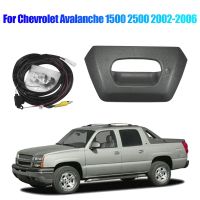 93440179 Tailgate Handle Bezel with Camera for Cadillac Chevy Avalanche 1500 2500 2002-2006 Back Door Gate Handle Lock