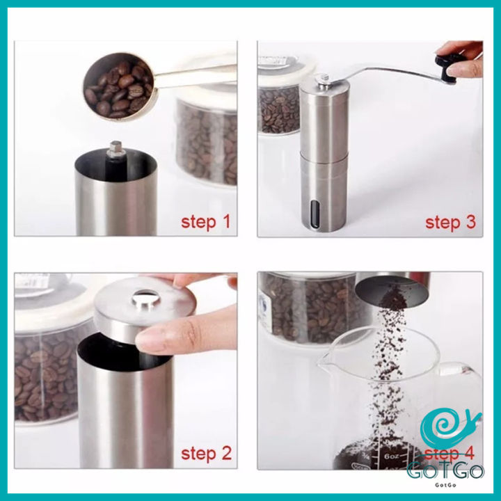 gotgo-ขนาดกระทัดรัด-พกพาสะดวก-เครื่องบดกาแฟ-mini-manual-coffee-grinder